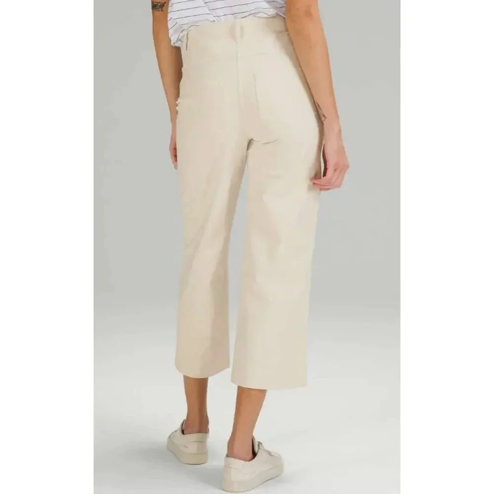 lululemon athletica | City Sleek 5 Pocket Wide Leg High Rise 7/8 Pant | Size 27 - Picture 4 of 9